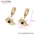 94719 pendientes de la gota de la forma del ojo de la aleación del cinc de la joyería de la venta caliente para las mujeres